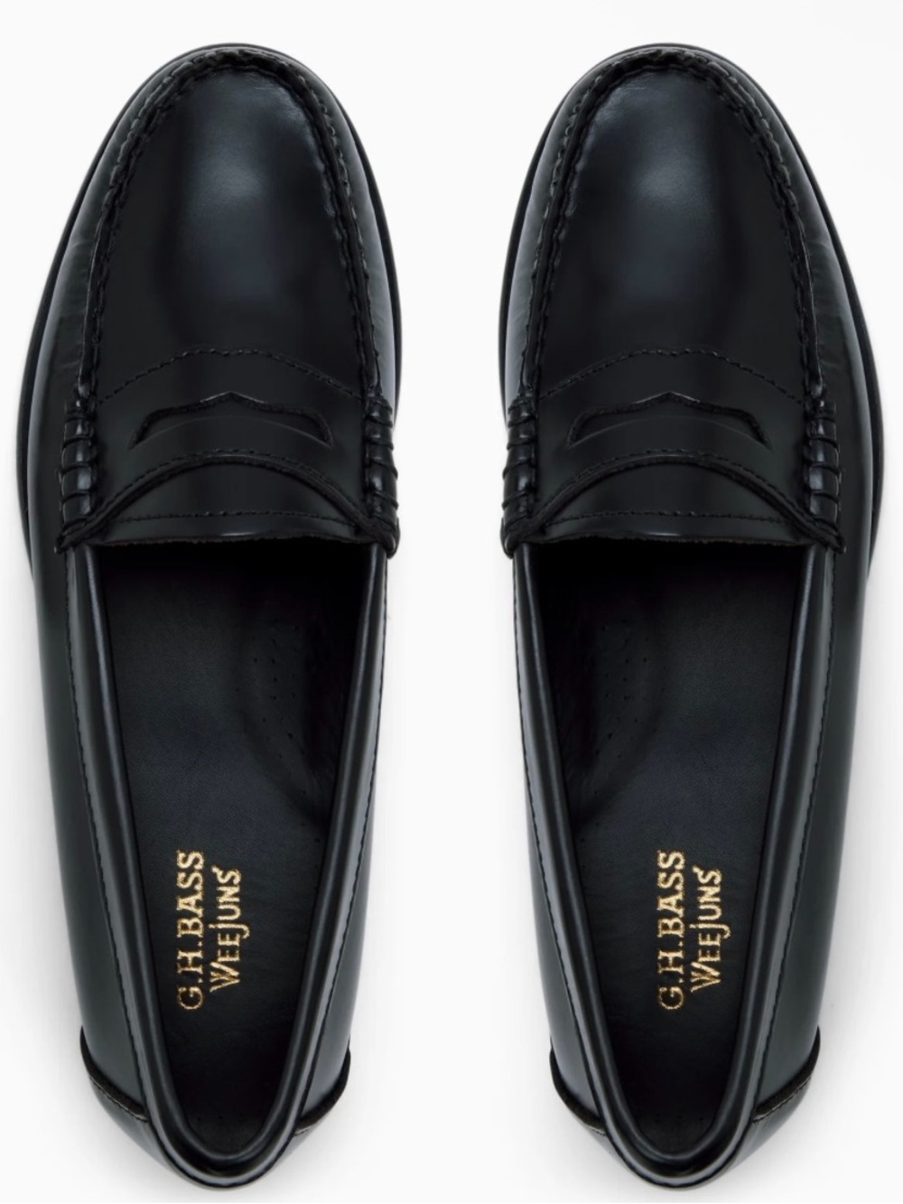 G. H. BASS Women's Whitney Weejuns Penny Loafer Black Size 8.5 - Picture 2 of 16